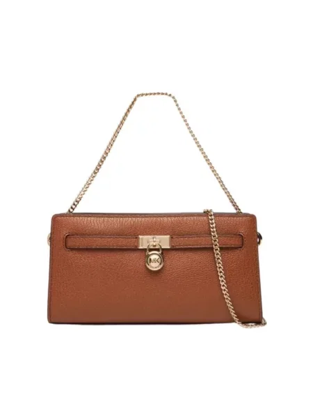 Torebka crossbody Michael Kors biznesowa brązowa