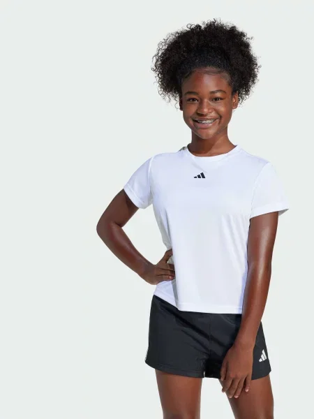 Детская спортивная футболка Adidas белая