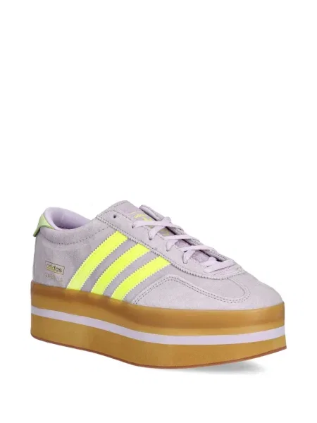 Ριγέ μισό φερμουάρ sneakers Adidas EQT σουέντ μαύρο
