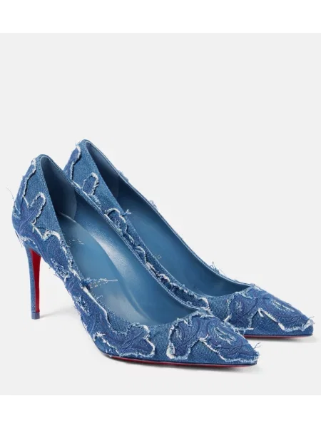 Pantofi cu toc Christian Louboutin albastru