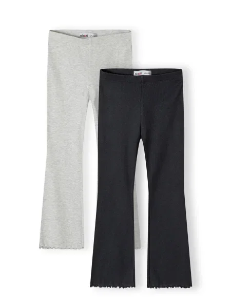 MINOTI Leggings gri amestecat negru