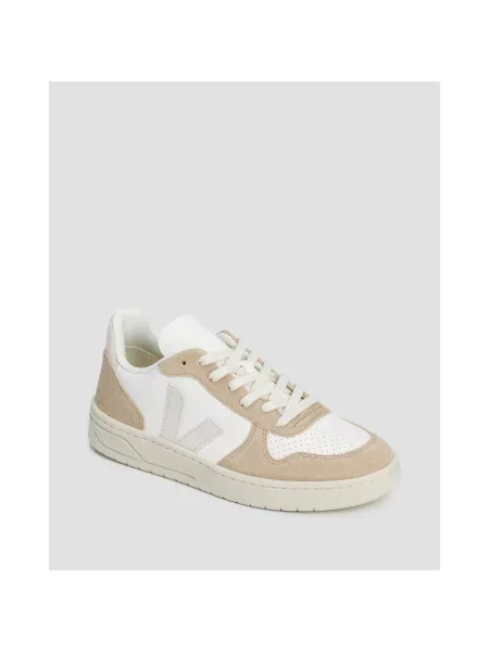 Veja CHROMEFREE LEATHER WHITE NATURAL SAHARA Kobiety Buty sportowe Veja Size: 4 biały