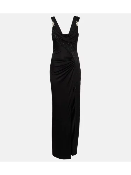Rochie Versace din jerseu negru