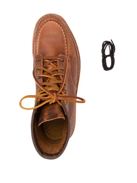 Fűzős csipkés bokacsizma Red Wing Shoes piros