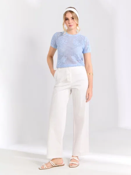 Светр-блузка блакитний