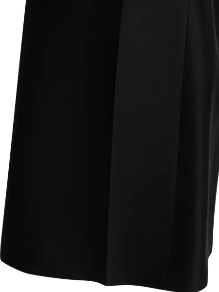 Rochie mini Sandbeige fără mâneci de costum negru