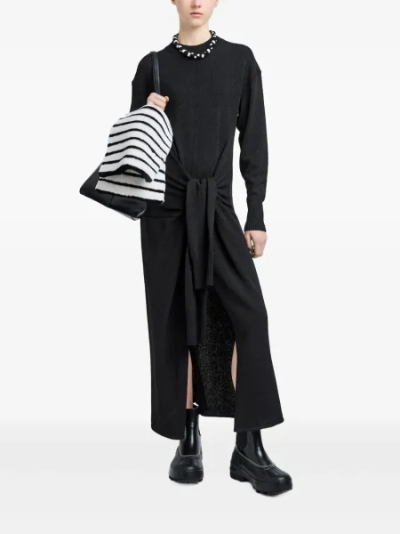 Rochie midi Proenza Schouler până la genunchi de costum negru