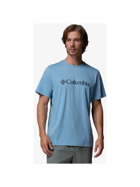 Koszulka z krótkim rękawem damska Columbia CSC Basic Logo jasny S niebieski