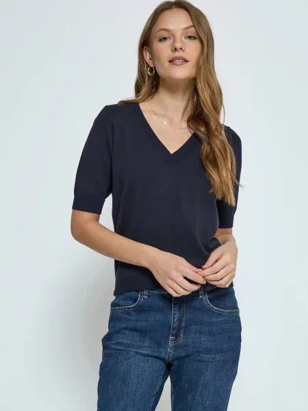 Minus Pulover Milla închis albastru