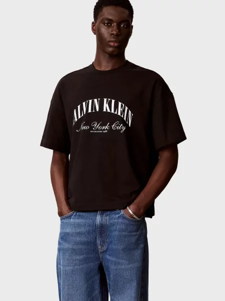 Футболка Calvin Klein Jeans чорна