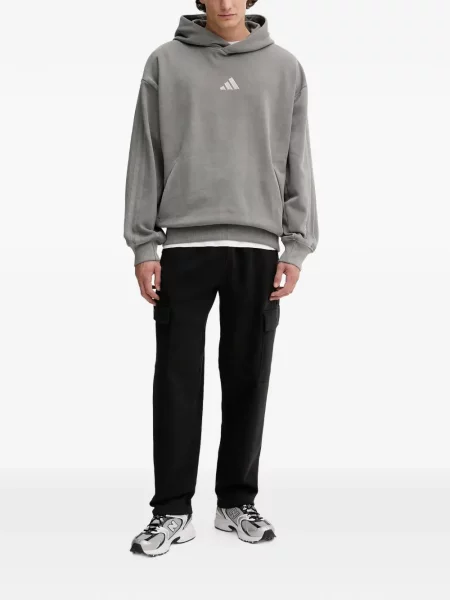 Γυμναστήριο μικρός μπλούζα Adidas με αυτόγραφο γκρι
