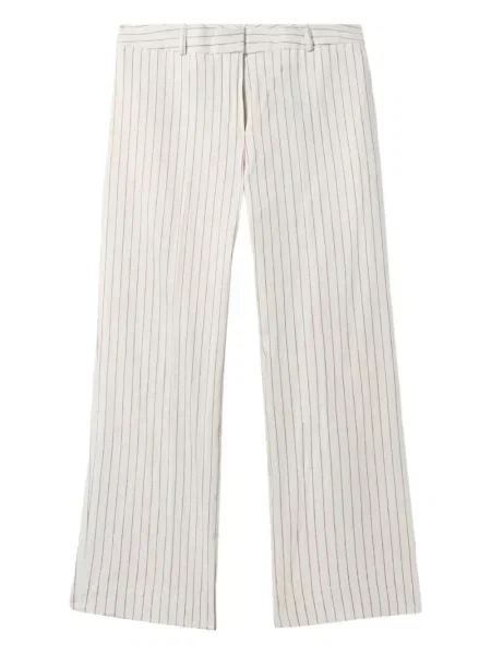 Pantaloni Brooks Brothers cu dungi alb