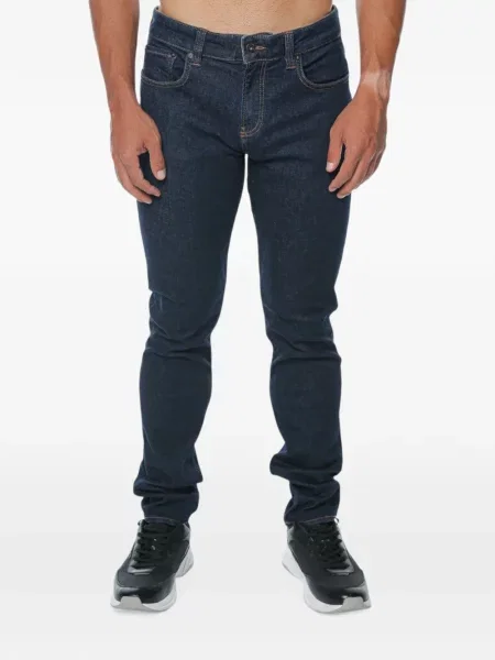 Blugi Emporio Armani cu 5 buzunare albastru