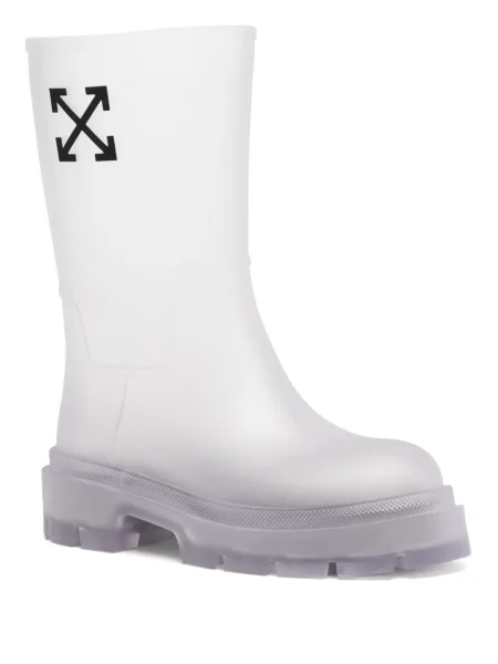 Botine Off-white alb