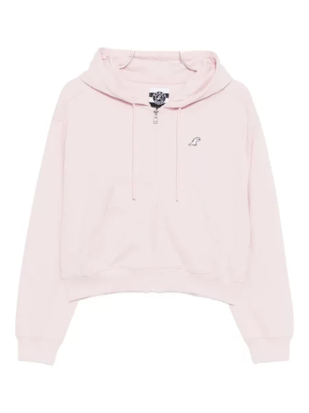 Haftowana bluza z kapturem Sport B. By Agnès B. różowa