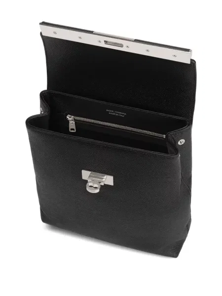 Geantă crossbody Dolce & Gabbana din piele negru