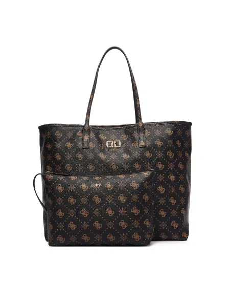 Сумка Guess Emelie Logo коричневий