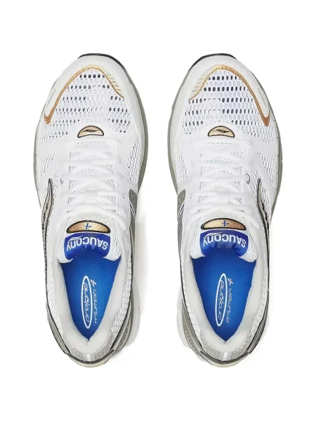 Sneakerși Saucony cu autograf alb