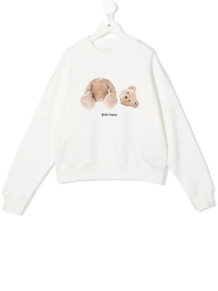 Bluza dziecięca Palm Angels biała