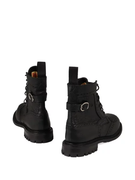 Botki Tricker's na sprzączkę na ramiączkach czarne