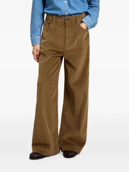 Pantaloni Woolrich de catifea cord maro