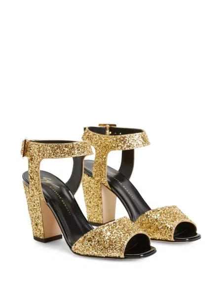 Sandale Giuseppe Zanotti din piele auriu