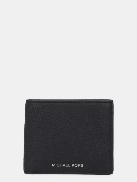 Michael Kors portofel de piele HUDSON negru