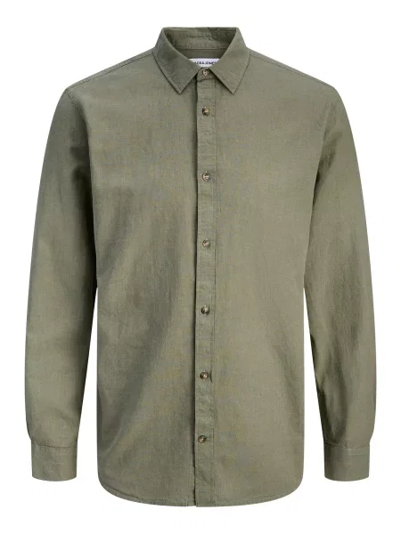 JACK & JONES Πουκάμισο JJESummer λαδί