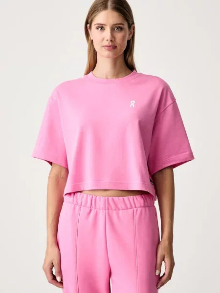 On crop top pentru femei din Club Boxy roz