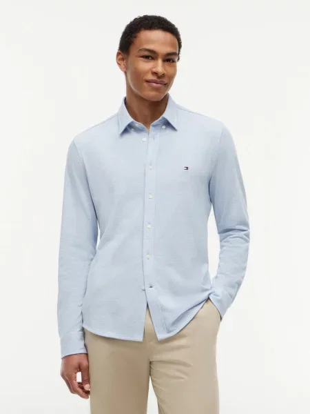 Tommy Hilfiger Koszula Mężczyźni Slim Fit M niebieski