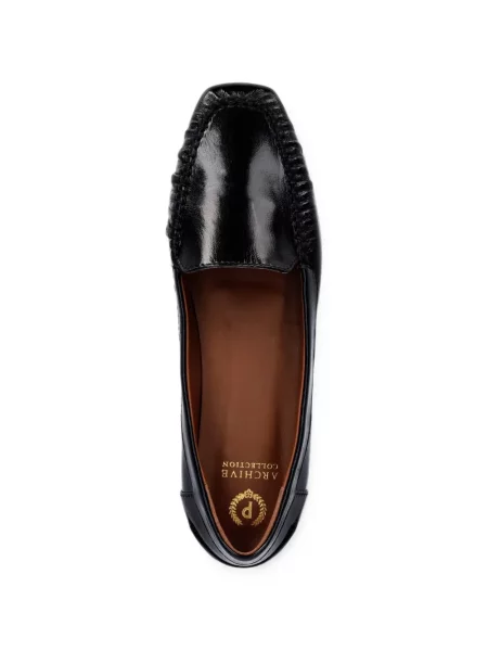 Pantofi loafer Pollini din piele negru
