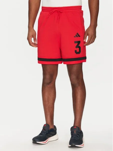 Športové šortky Adidas červená