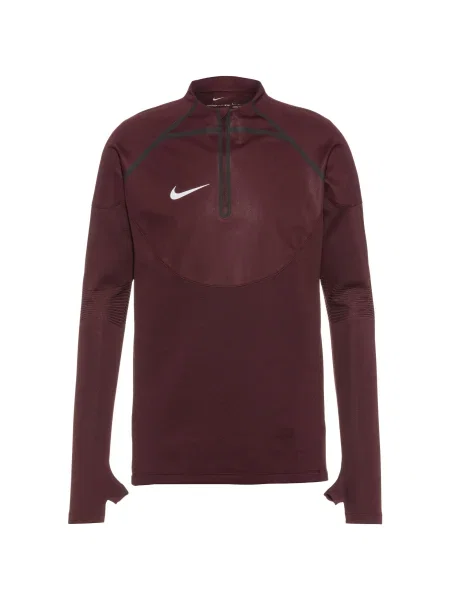 NIKE Tricou funcțional Academy Pro Dril roșu burgundy / negru alb