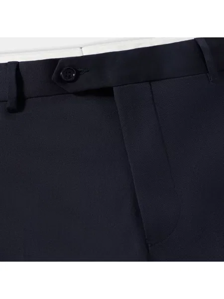 Spodnie Brooks Brothers wełniane niebieskie