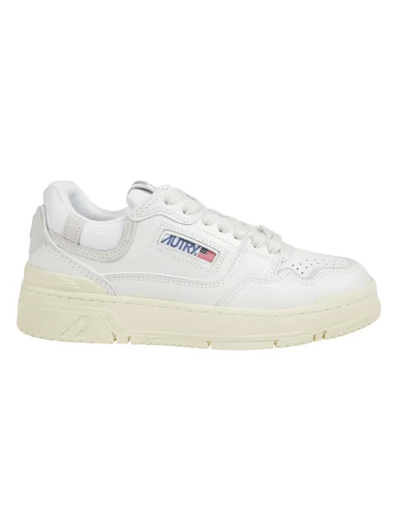 Sneakersy Autry zamszowe białe