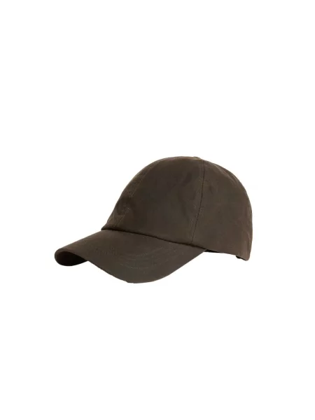 Woskowana czapka z daszkiem Barbour zielona