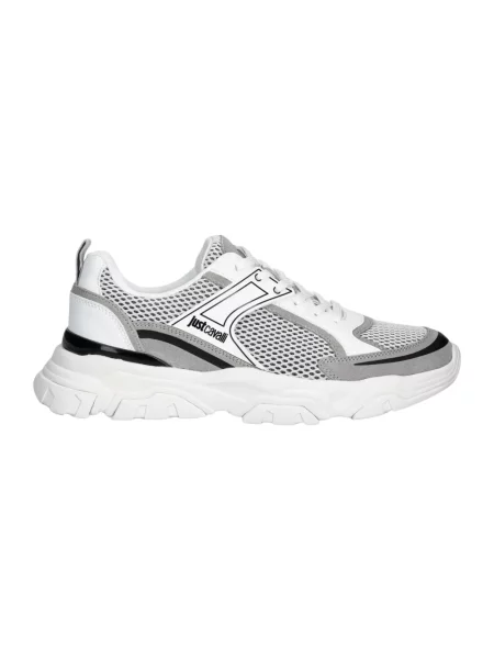 Sneakersy Just Cavalli zamszowe szare