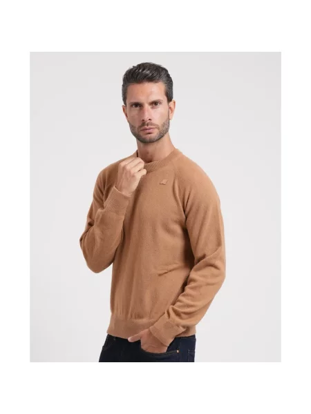 Sweter K-way brązowy