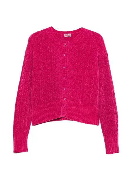 Lung cardigan Kenzo tricotate roz