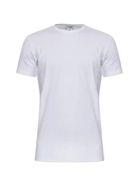 Scurt tricou Mm6 Maison Margiela alb