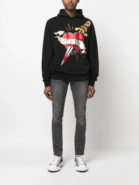 Džinsai Philipp Plein pilka
