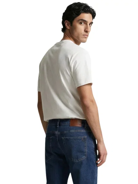 Tricou Tommy Hilfiger Jeans alb