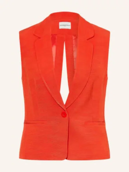 Claudie Pierlot Kamizelka Blezerowa orange czerwona
