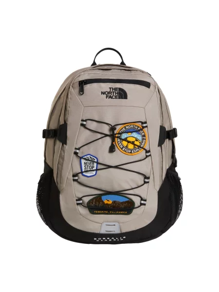 Ruksak The North Face Borealis Classic Patch Sivá čierna