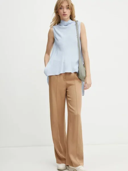 Блузка Karl Lagerfeld однотонна