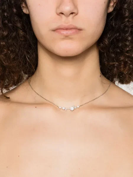 Colier Swarovski argintiu