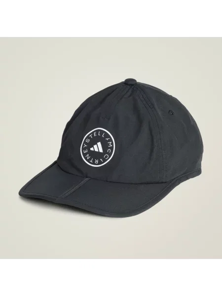Czapka z daszkiem Adidas do biegania czarna