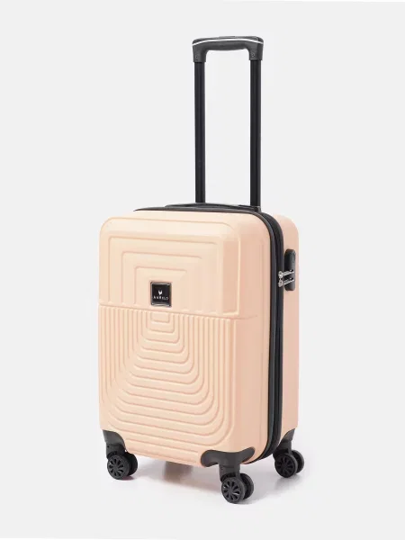 Чемодан Ricco Grande бежевый