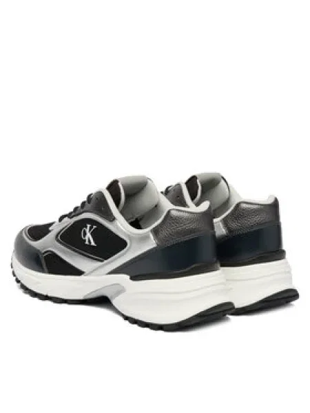 Calvin Klein Sportcipők Hike Runner Laceup Mesh Mix Met fekete