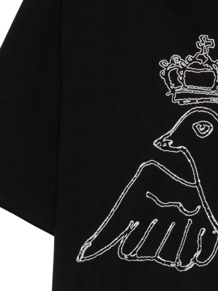 Tricou Nude:masahiko Maruyama cu broderie negru